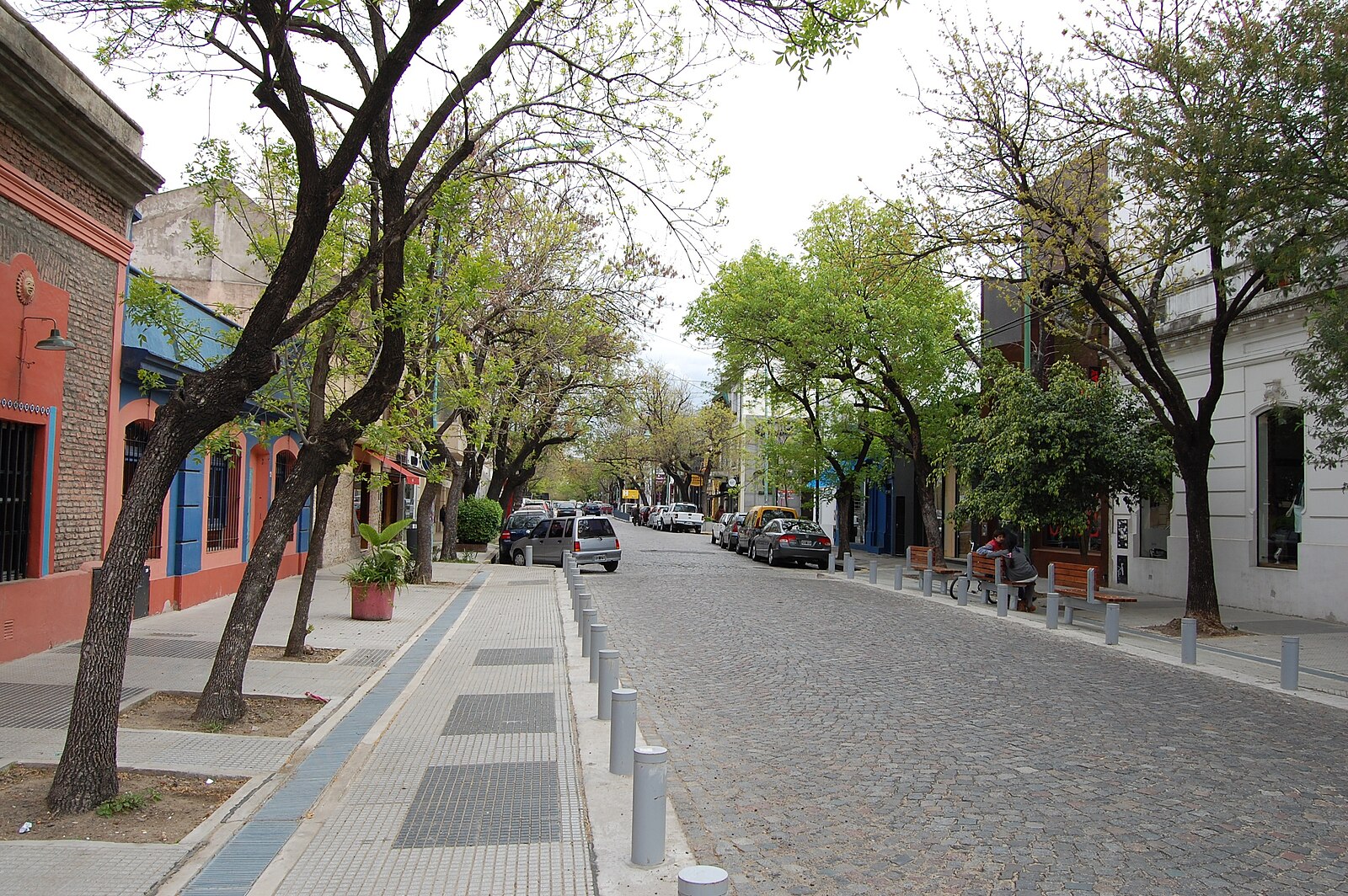 Calle empedrada en Palermo Soho, Buenos Aires